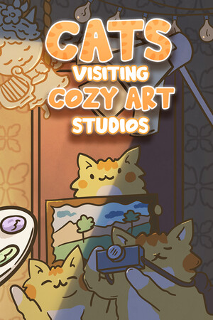 Cats Visiting Cozy Art Studios.