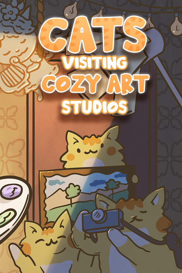 Steam portrait for Cats Visiting Cozy Art Studios.