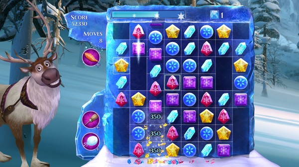 Скриншот из Frozen Free Fall: Snowball Fight