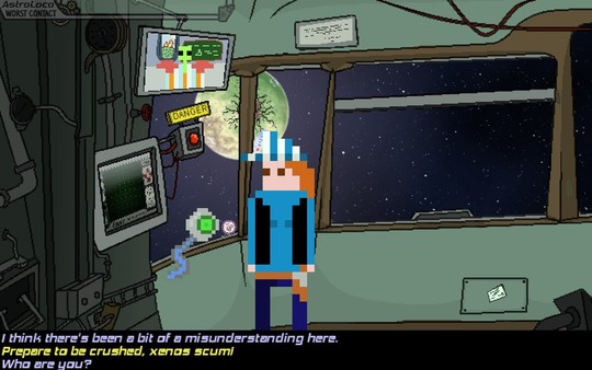 Astroloco: Worst Contact game for Linux 1