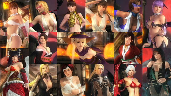 Скриншот из Dead or Alive 5 Last Round - Halloween + Debut Costume Set