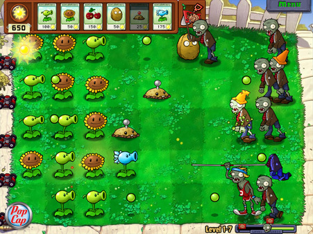 Скриншот из Plants vs. Zombies: Game of the Year