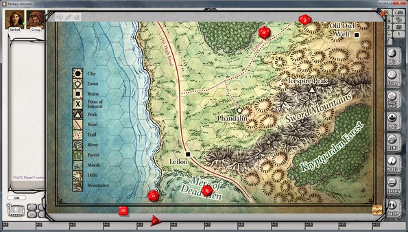 Скриншот из Fantasy Grounds - D&D Lost Mine of Phandelver