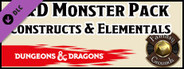 Fantasy Grounds - D&D Monster Pack - Constructs & Elementals