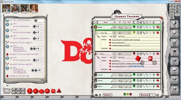 Скриншот из Fantasy Grounds - D&D Monster Pack - Fey & Giants