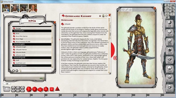 Скриншот из Fantasy Grounds - D&D Monster Pack - Humanoids