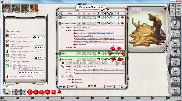 Скриншот из Fantasy Grounds - D&D Monster Pack - Oozes, Plants & Swarms