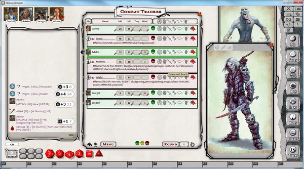 Скриншот из Fantasy Grounds - D&D Monster Pack - Undead