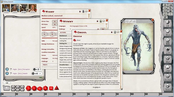 Скриншот из Fantasy Grounds - D&D Monster Pack - Undead