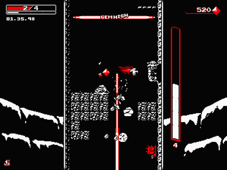 Downwell game for Linux 1