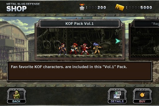 Скриншот из METAL SLUG DEFENSE - “KOF Pack” Vol.1