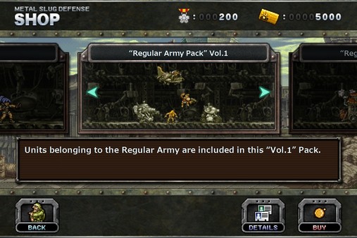 Скриншот из METAL SLUG DEFENSE - “Regular Army Pack” Vol.1