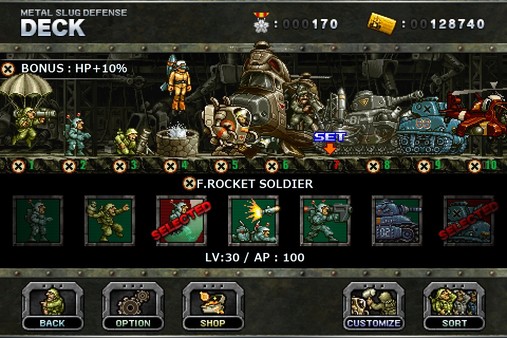 Скриншот из METAL SLUG DEFENSE - “Morden Army Pack” Vol.2