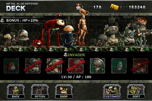 Скриншот из METAL SLUG DEFENSE - “Alien Army Pack” Vol.1