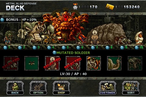 Скриншот из METAL SLUG DEFENSE - “Nonpartisan Army Pack” Vol.1