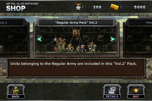 Скриншот из METAL SLUG DEFENSE - “Regular Army Pack” Vol.2