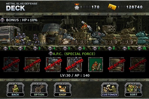 Скриншот из METAL SLUG DEFENSE - “Ptolemaic Army Pack” Vol.2