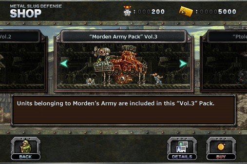 Скриншот из METAL SLUG DEFENSE - “Morden Army Pack” Vol.3