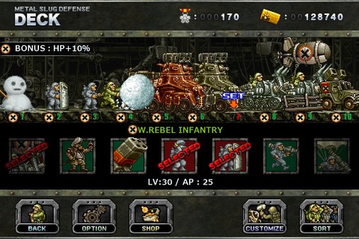 Скриншот из METAL SLUG DEFENSE - “Morden Army Pack” Vol.3