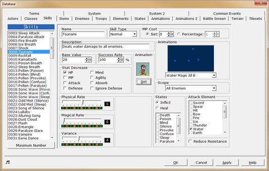 Скриншот из RPG Maker 2003