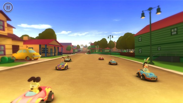 Скриншот из Garfield Kart