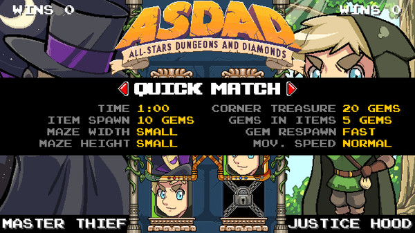 Скриншот из ASDAD: All-Stars Dungeons and Diamonds