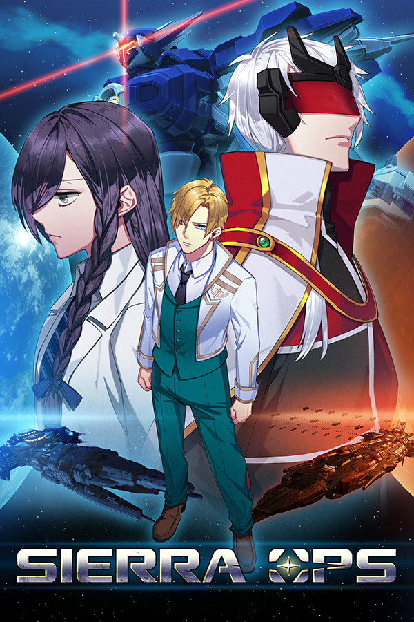 Steam portrait for Sierra Ops - Space Strategy Visual Novel.