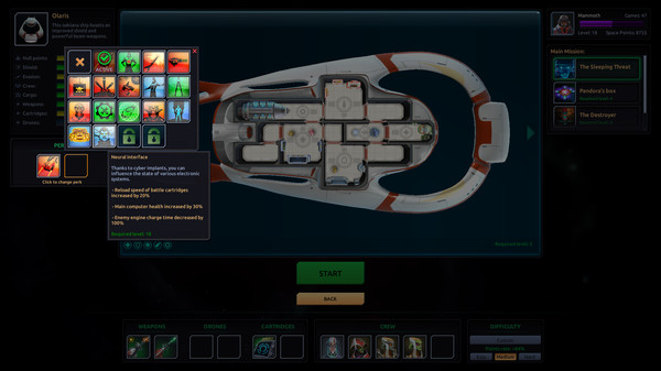 Скриншот из Space Rogue