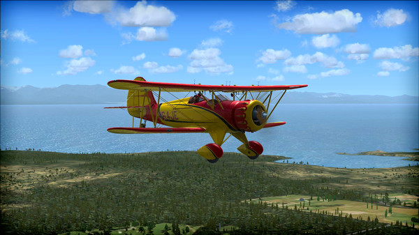 Скриншот из FSX: Steam Edition - WACO YMF5 Add-On