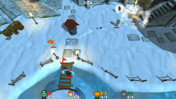 Super Snow Fight game for Linux 1