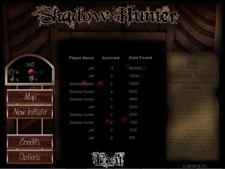 Shadow Hunter requirements