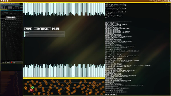 Скриншот из Hacknet