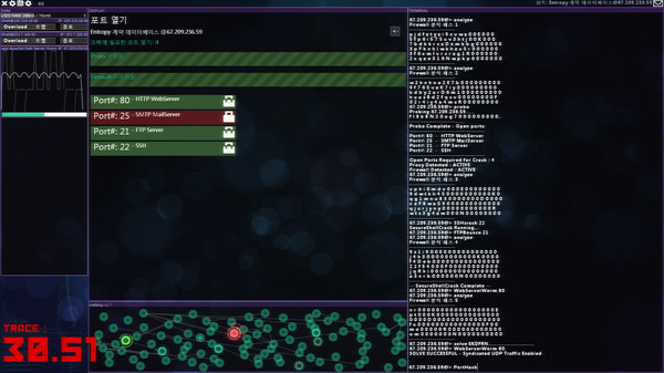 Скриншот из Hacknet