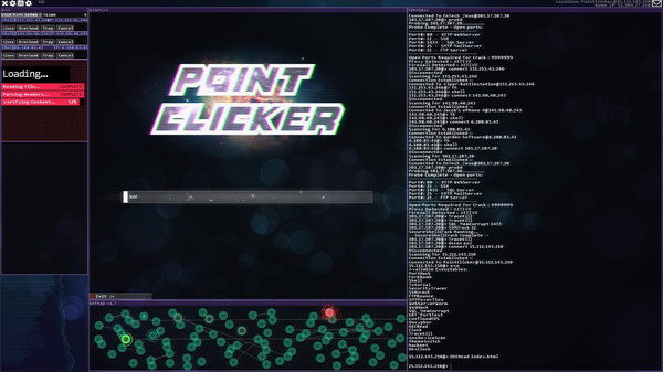 Скриншот из Hacknet