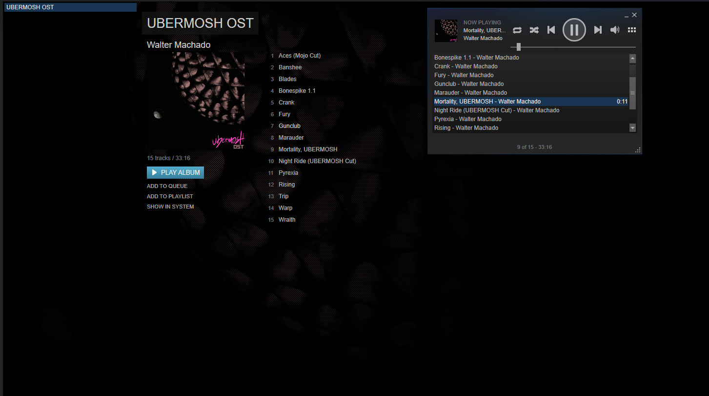 UBERMOSH: Original Soundtrack screenshot