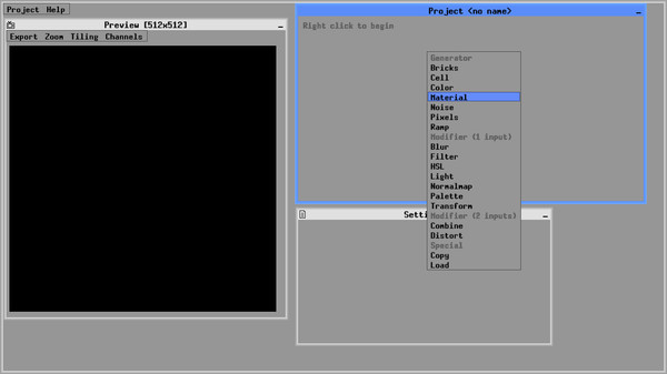 Скриншот из Zeuxis : procedural texture generator
