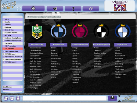 Скриншот из Rugby League Team Manager 2015