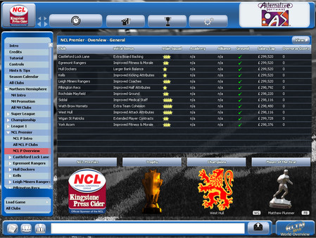 Скриншот из Rugby League Team Manager 2015