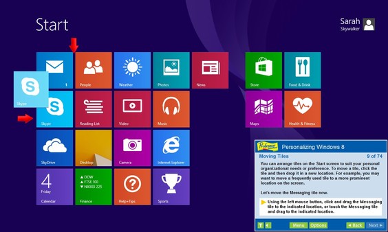 Скриншот из Professor Teaches® Windows® 8.1