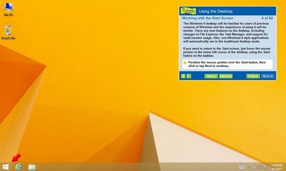 Скриншот из Professor Teaches® Windows® 8.1