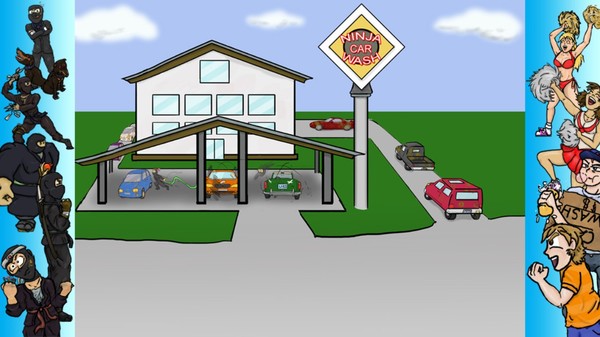 Car Washer: Summer of the Ninja game for windows Pc 1