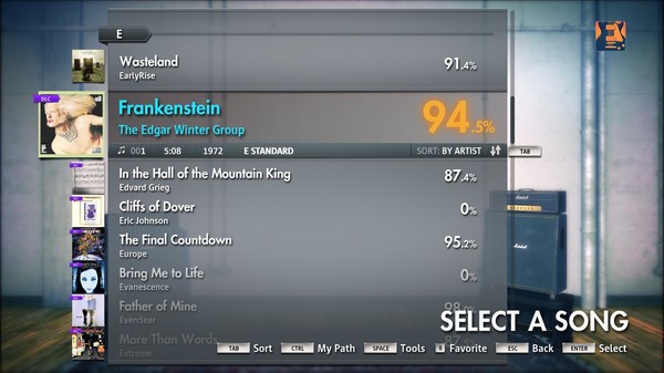 Скриншот из Rocksmith 2014 - The Edgar Winter Group - Frankenstein