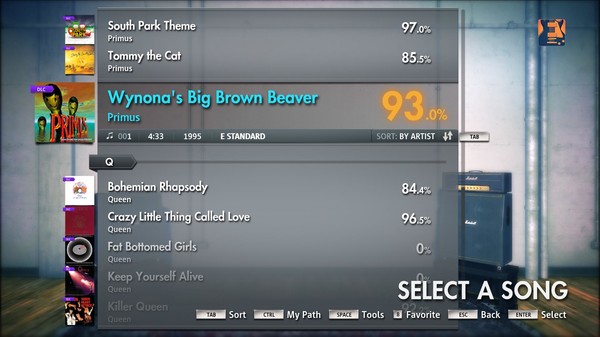 Скриншот из Rocksmith 2014 - Primus - Wynona's Big Brown Beaver