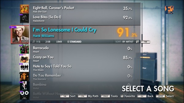 Скриншот из Rocksmith 2014 - Hank Williams - I'm So Lonesome I Could Cry
