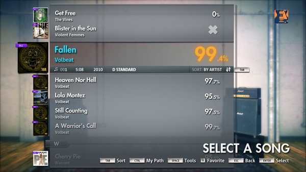 Скриншот из Rocksmith 2014 - Volbeat -Fallen