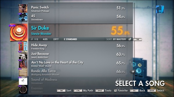 Скриншот из Rocksmith 2014 - Stevie Wonder - Sir Duke