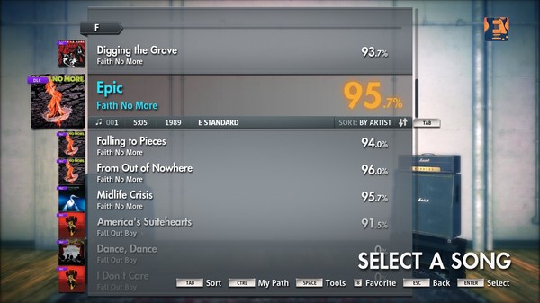 Скриншот из Rocksmith 2014 - Faith No More - Epic