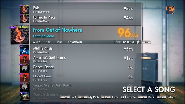 Скриншот из Rocksmith 2014 - Faith No More - From Out of Nowhere