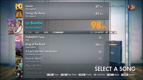 Скриншот из Rocksmith 2014 - Ritchie Valens - La Bamba