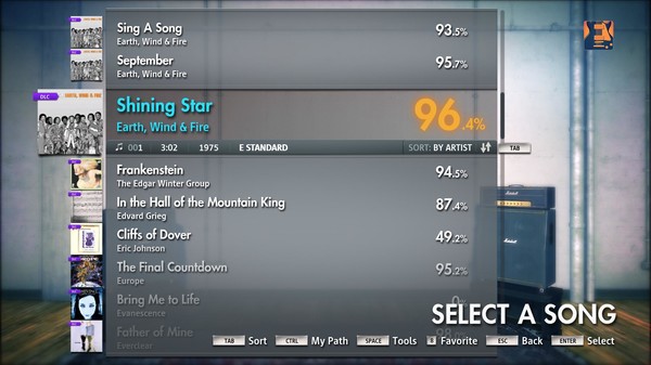Скриншот из Rocksmith 2014 - Earth, Wind & Fire - Shining Star